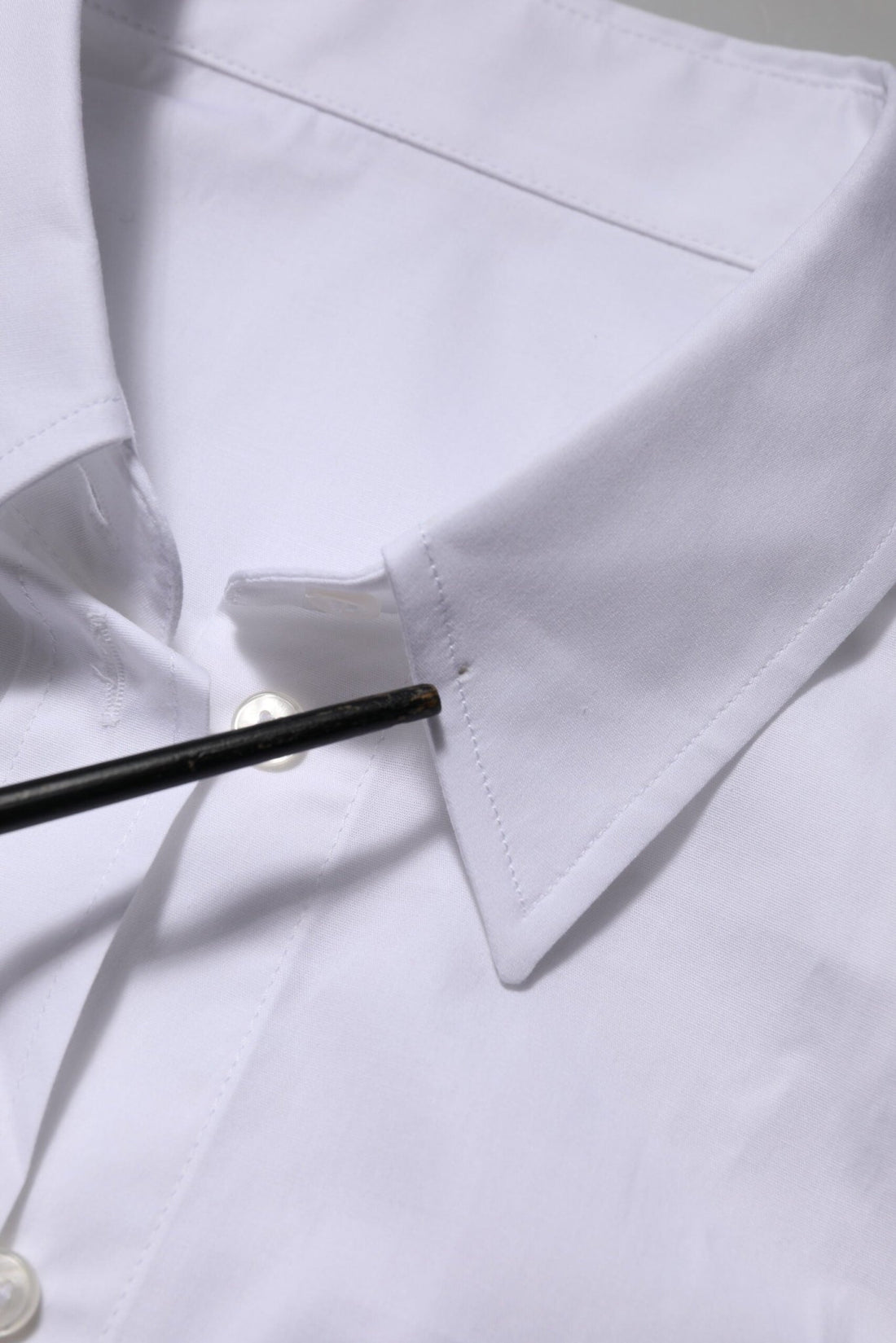 Dolce & Gabbana White Cotton Collared Long Sleeves Top Shirt - RIMODA