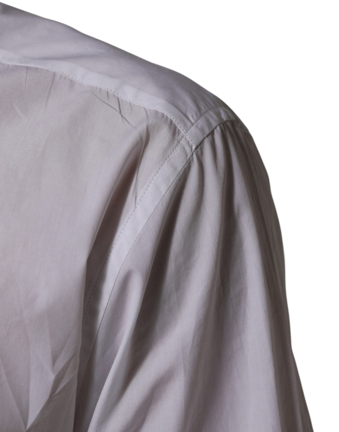 Dolce & Gabbana White Cotton Collared Men MARTINI Dress Shirt - RIMODA