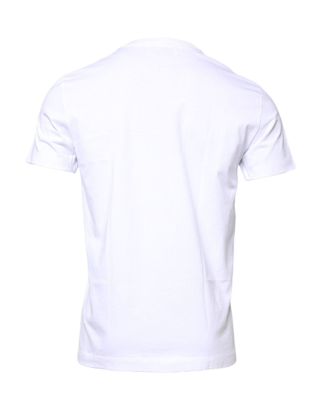 Dolce & Gabbana White Cotton DG Embroidery Crew Neck T-shirt - RIMODA