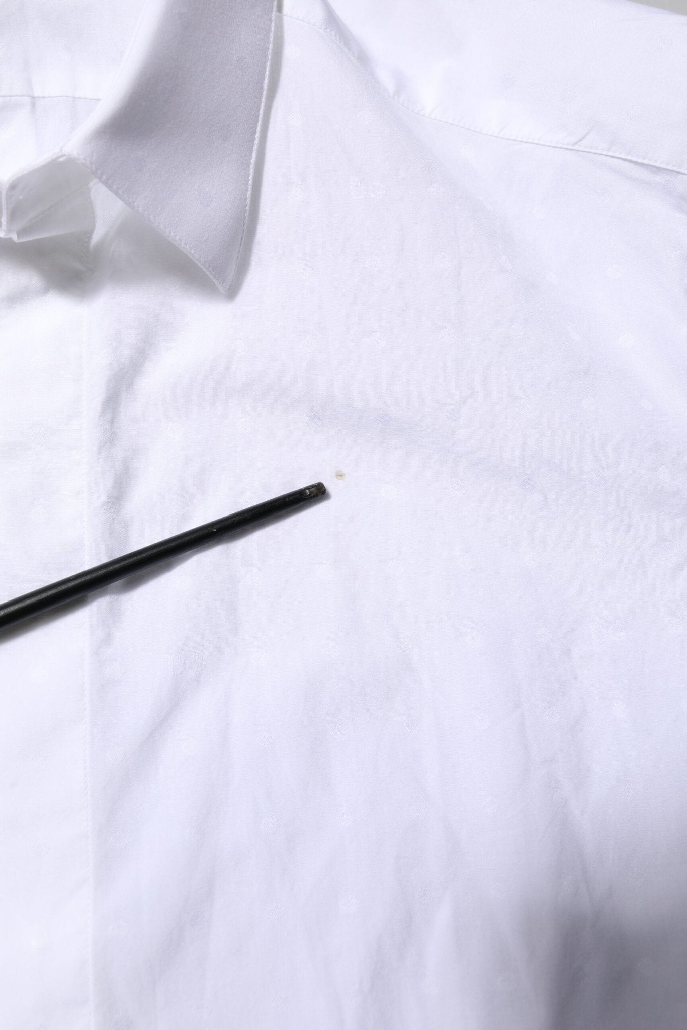 Dolce & Gabbana White Cotton GOLD Dress Formal Shirt - RIMODA