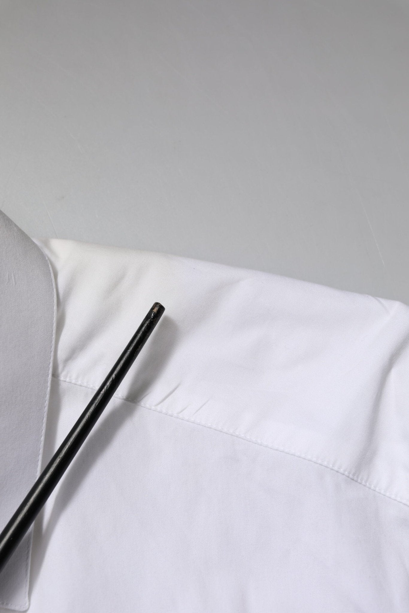 Dolce & Gabbana White Cotton GOLD Long Sleeves Dress Shirt - RIMODA