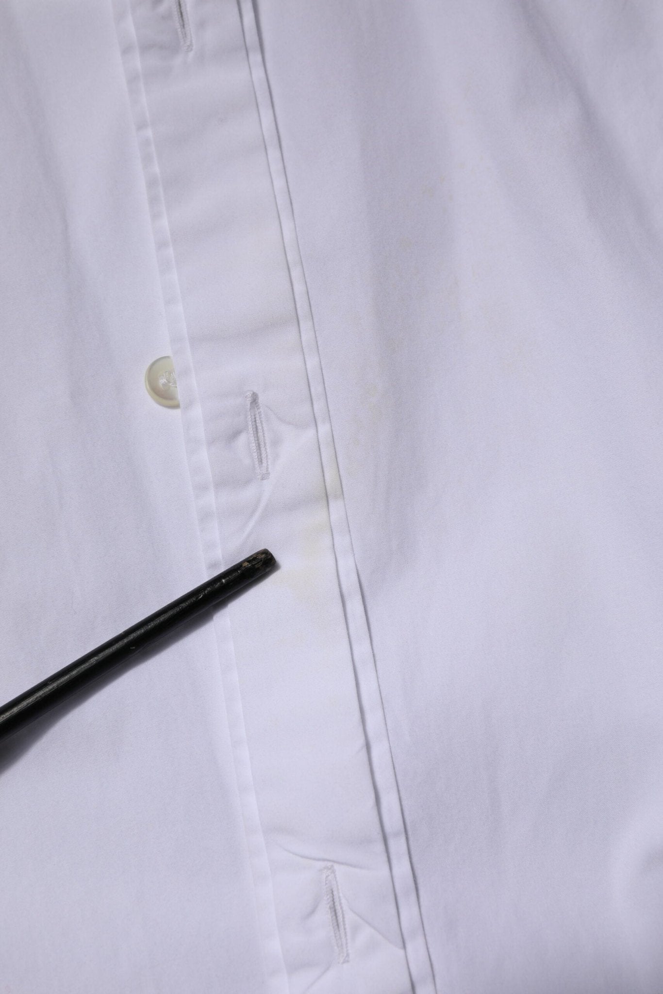 Dolce & Gabbana White Cotton GOLD Long Sleeves Dress Shirt - RIMODA