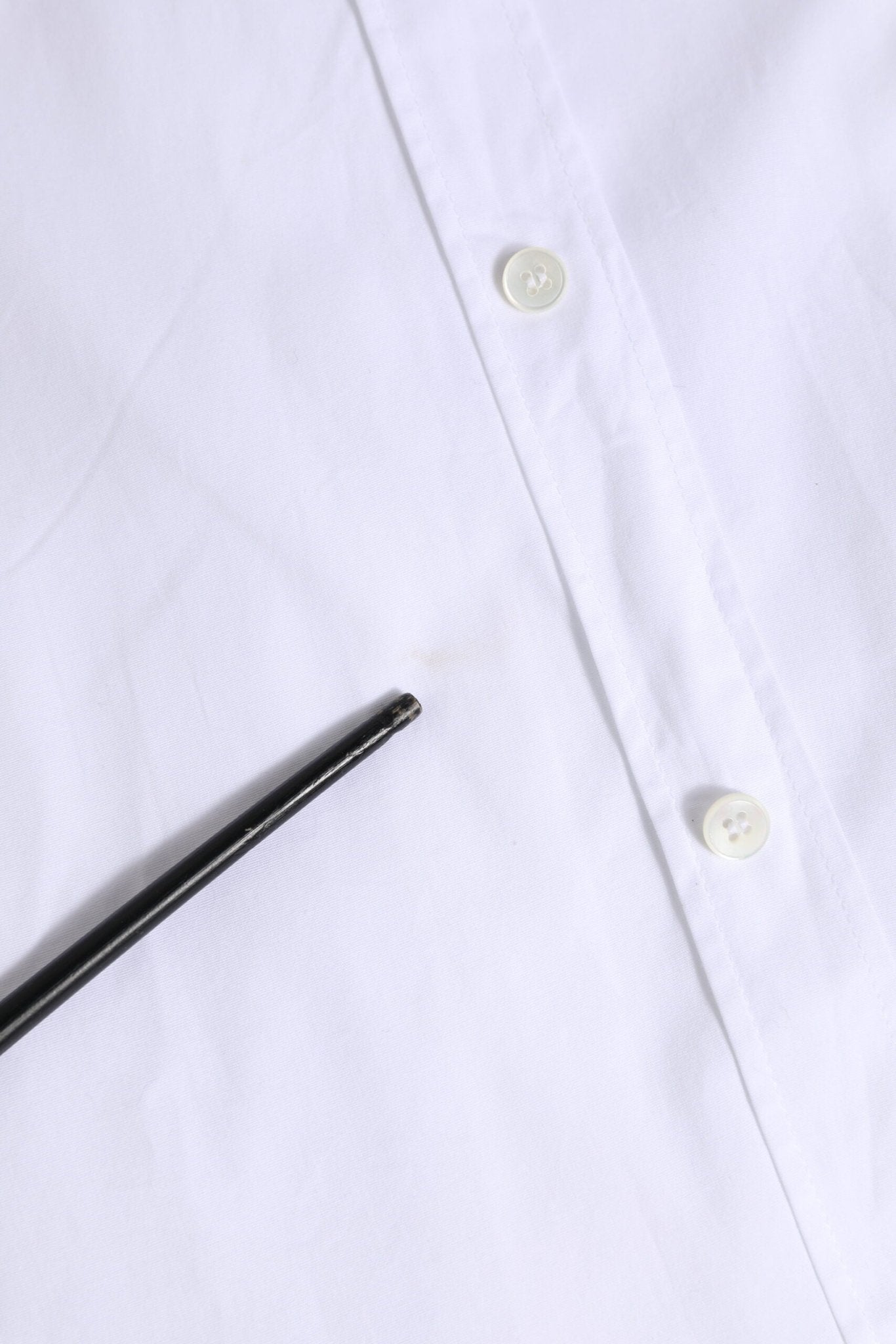 Dolce & Gabbana White Cotton GOLD Long Sleeves Dress Shirt - RIMODA