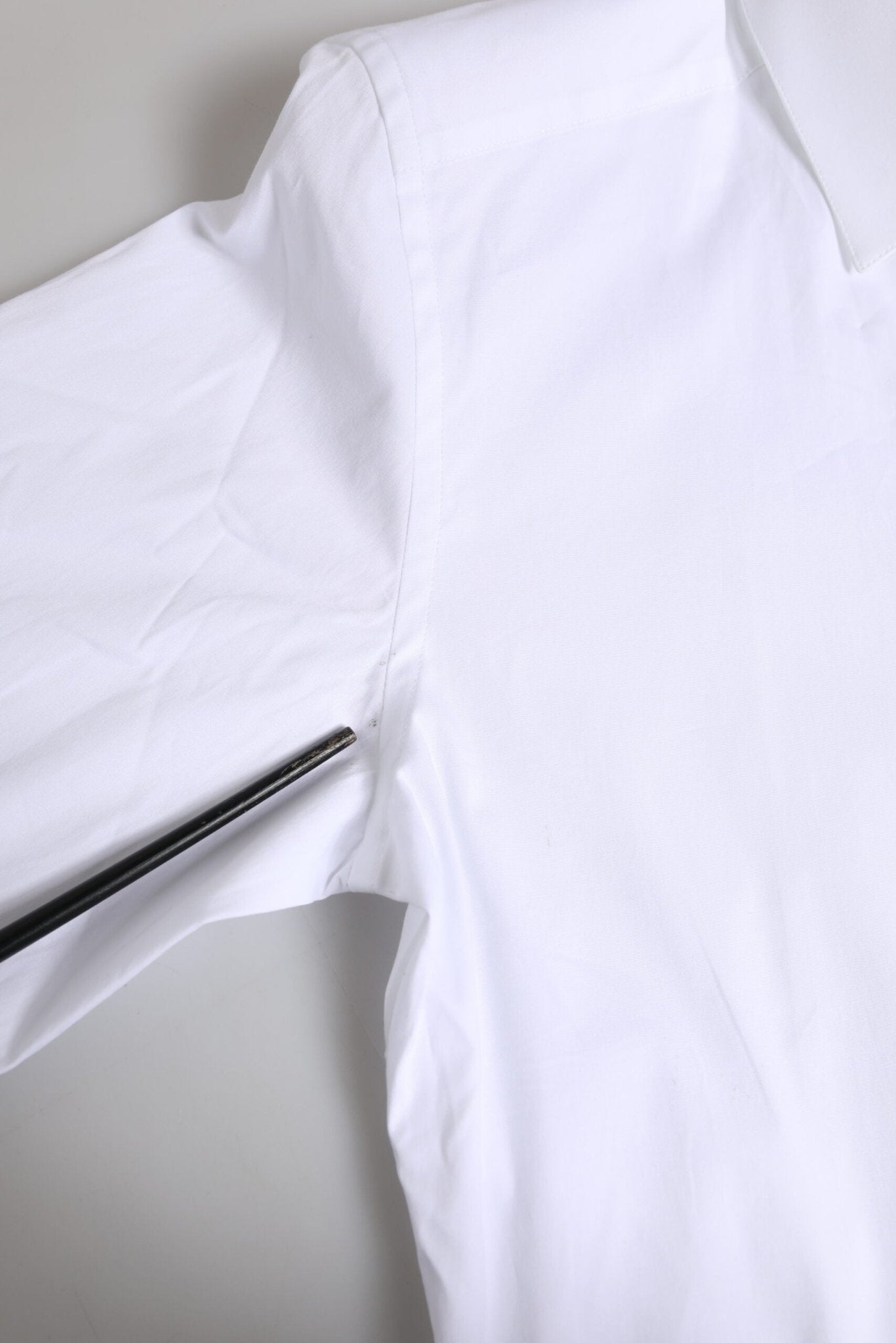 Dolce & Gabbana White Cotton GOLD Long Sleeves Dress Shirt - RIMODA