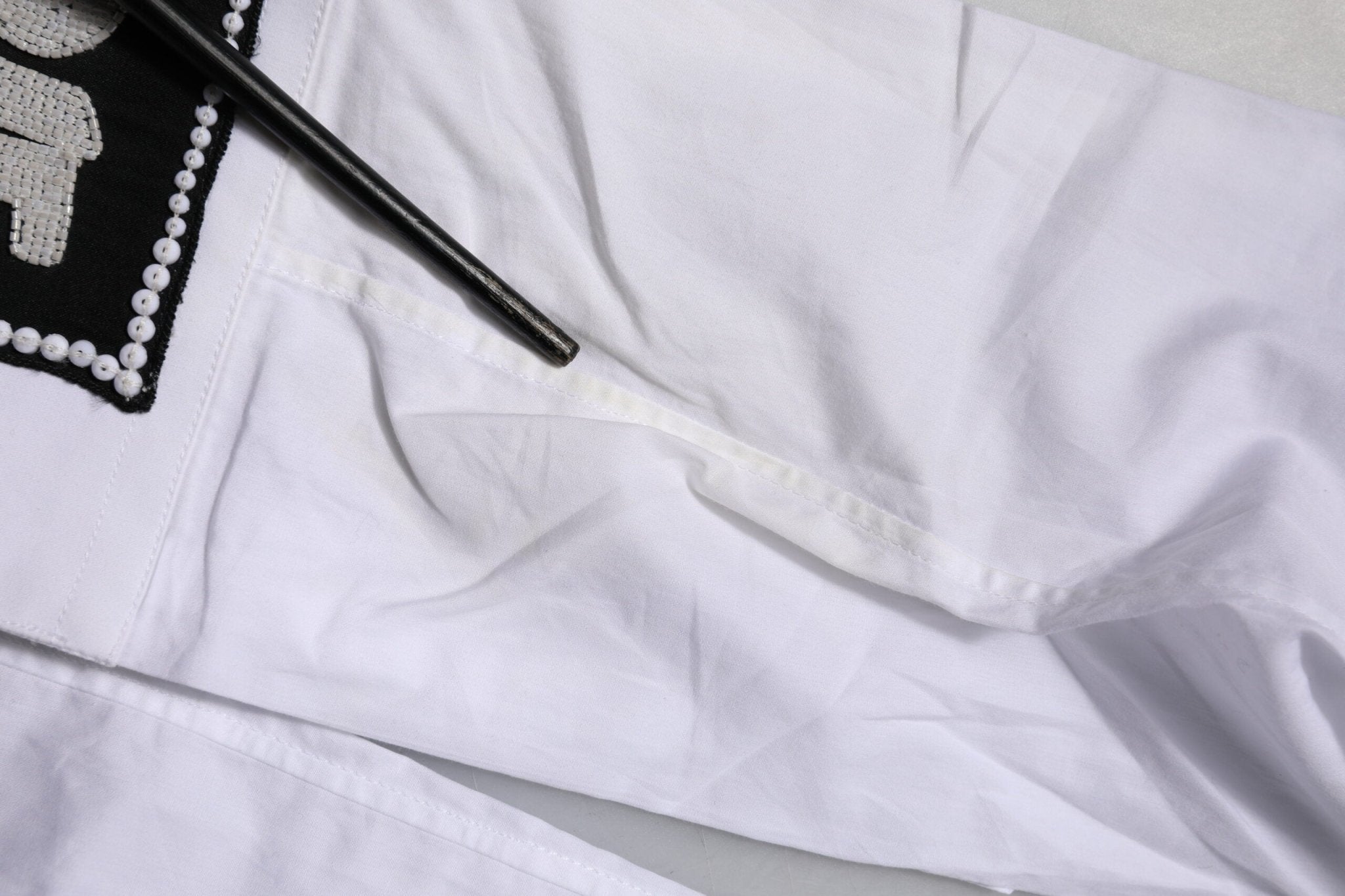 Dolce & Gabbana White Cotton GOLD Long Sleeves Formal Shirt - RIMODA