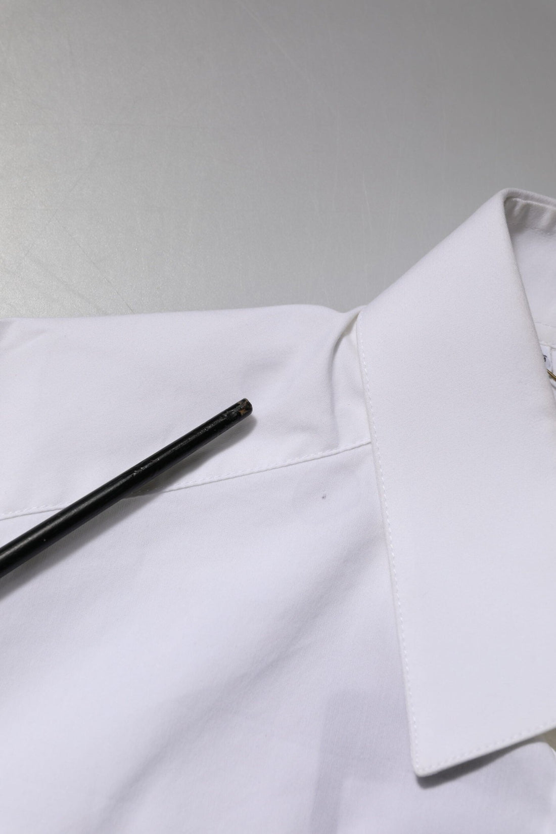 Dolce & Gabbana White Cotton GOLD Long Sleeves Formal Shirt - RIMODA