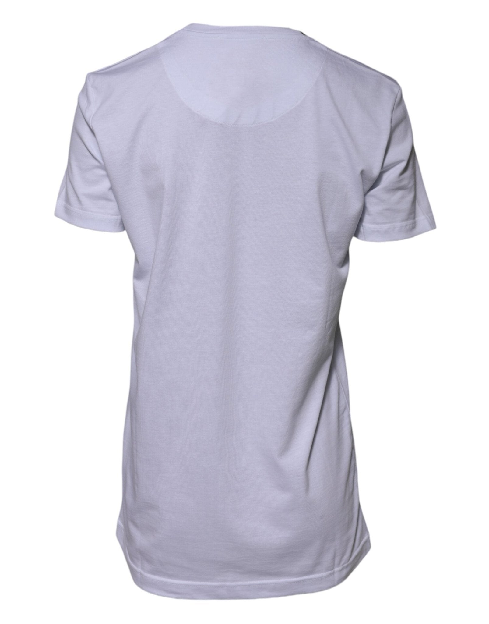 Dolce & Gabbana White Cotton Goodluck 2023 Crew Neck T-shirt - RIMODA
