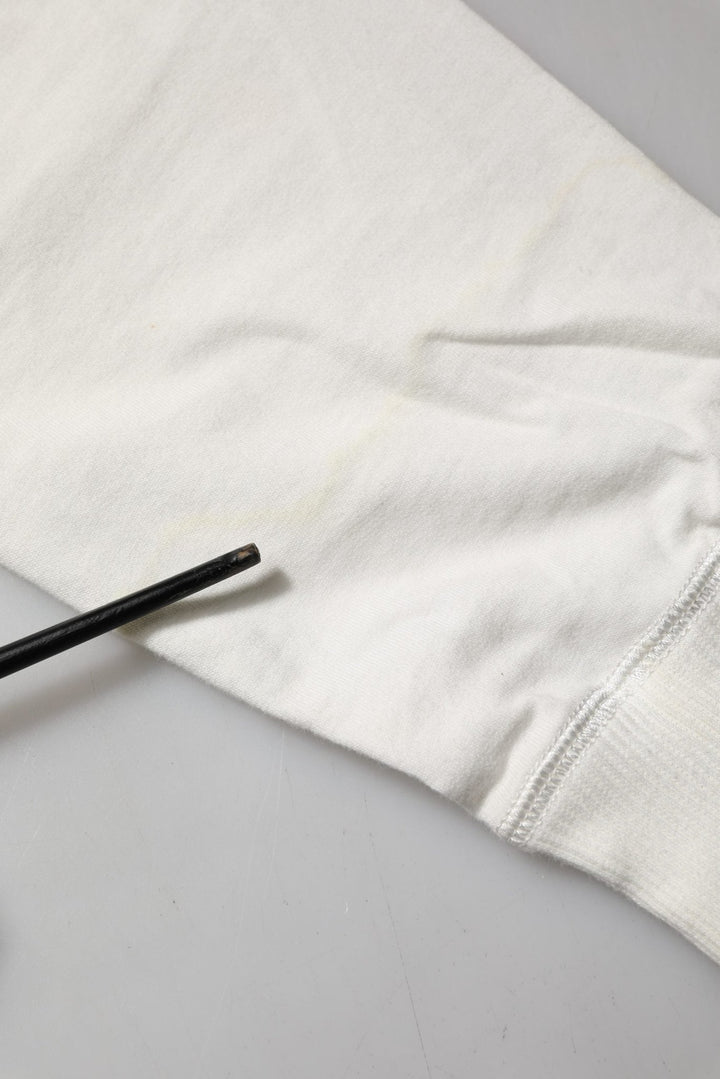 Dolce & Gabbana White Cotton Hooded Sweatshirt Sweater - RIMODA