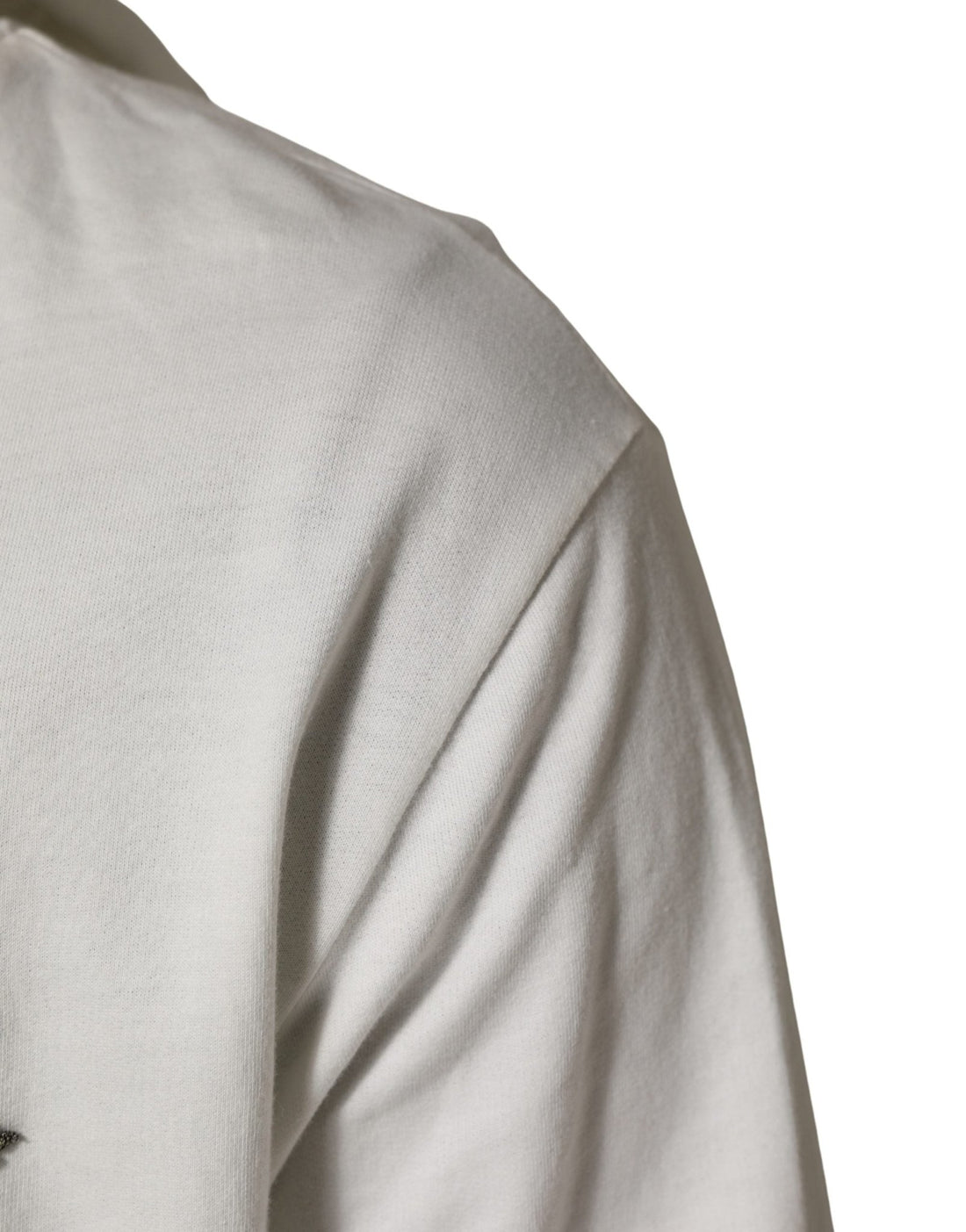 Dolce & Gabbana White Cotton Hooded Sweatshirt Sweater - RIMODA