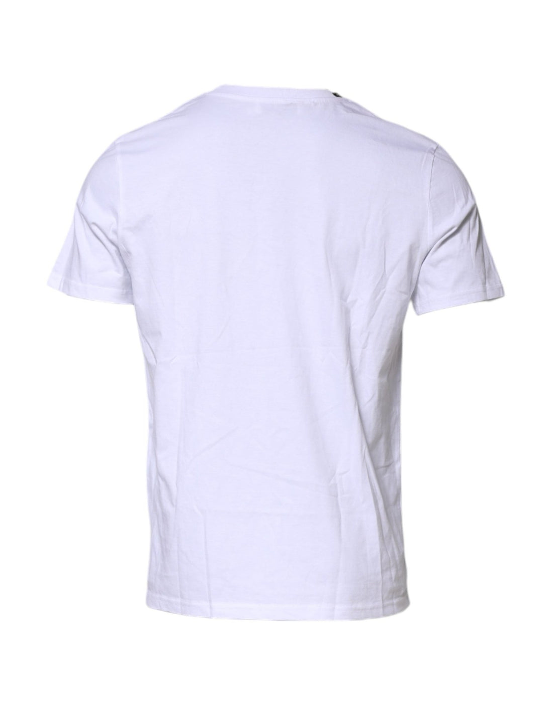 Dolce & Gabbana White Cotton Leopard Print Crew Neck T-shirt - RIMODA