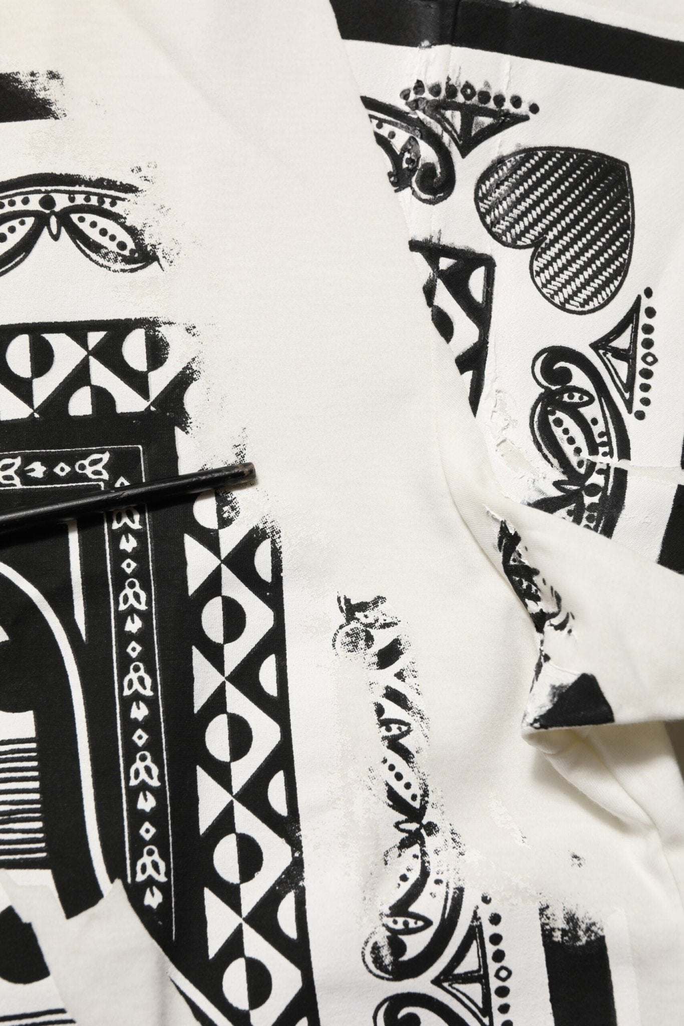 Dolce & Gabbana White Cotton Logo Bandana Print Men T-shirt - RIMODA