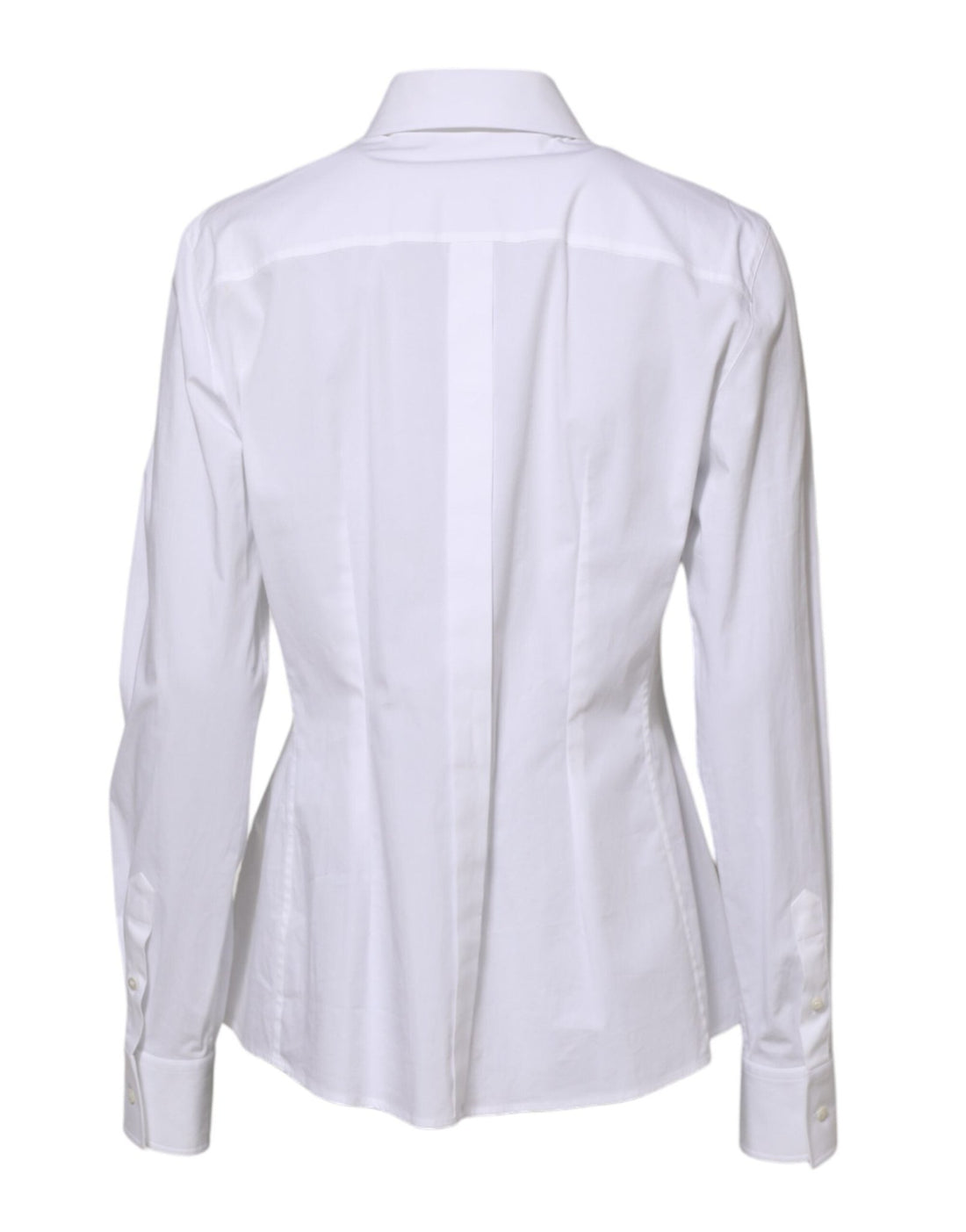 Dolce & Gabbana White Cotton Long Sleeves Collared Shirt Top - RIMODA