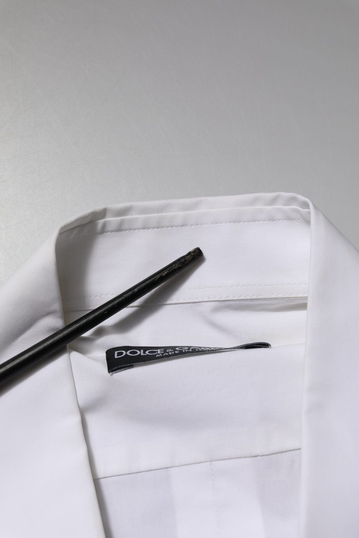Dolce & Gabbana White Cotton Long Sleeves Dress Formal Shirt - RIMODA
