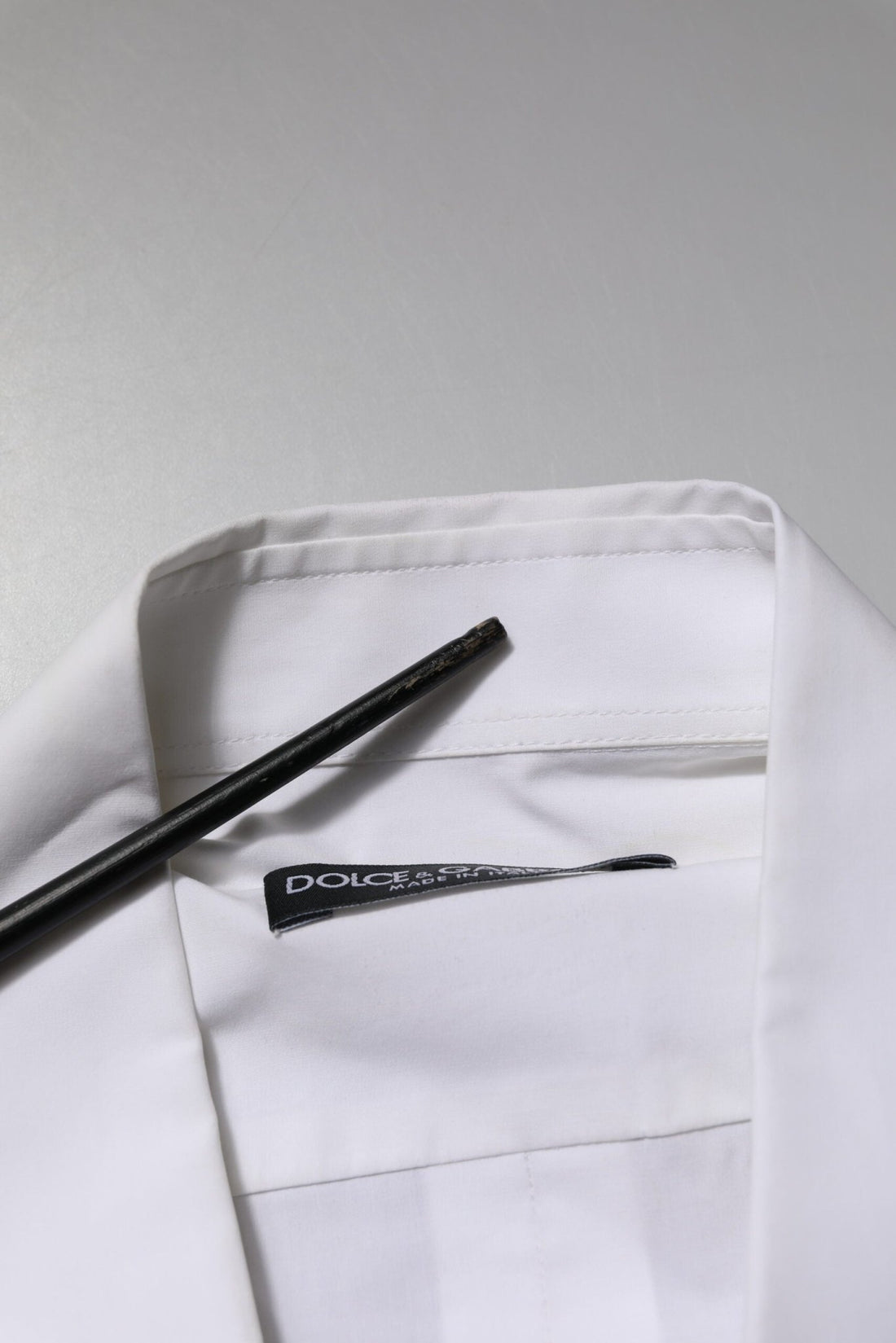 Dolce & Gabbana White Cotton Long Sleeves Dress Formal Shirt - RIMODA