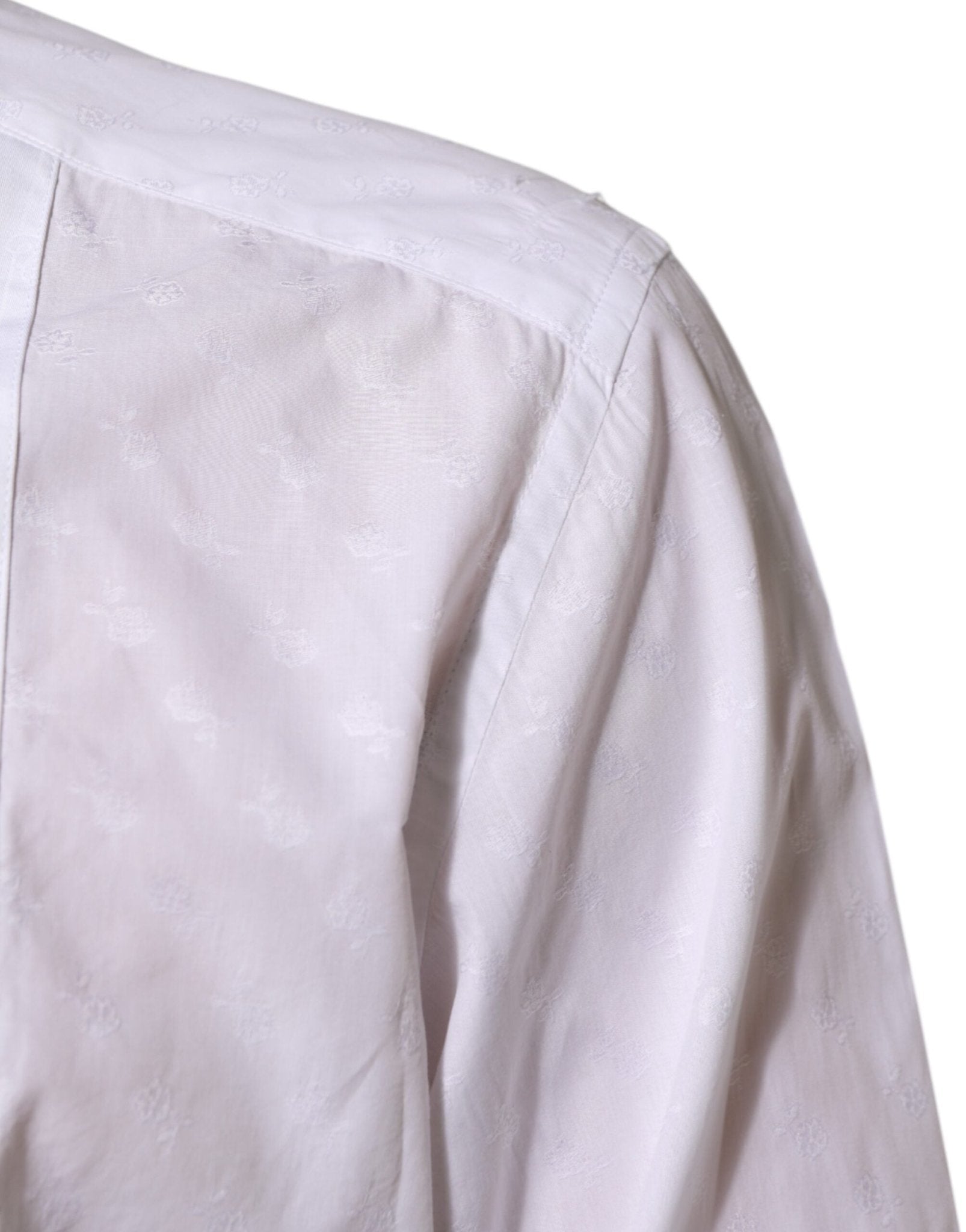 Dolce & Gabbana White Cotton MARTINI Bib Formal Dress Shirt - RIMODA