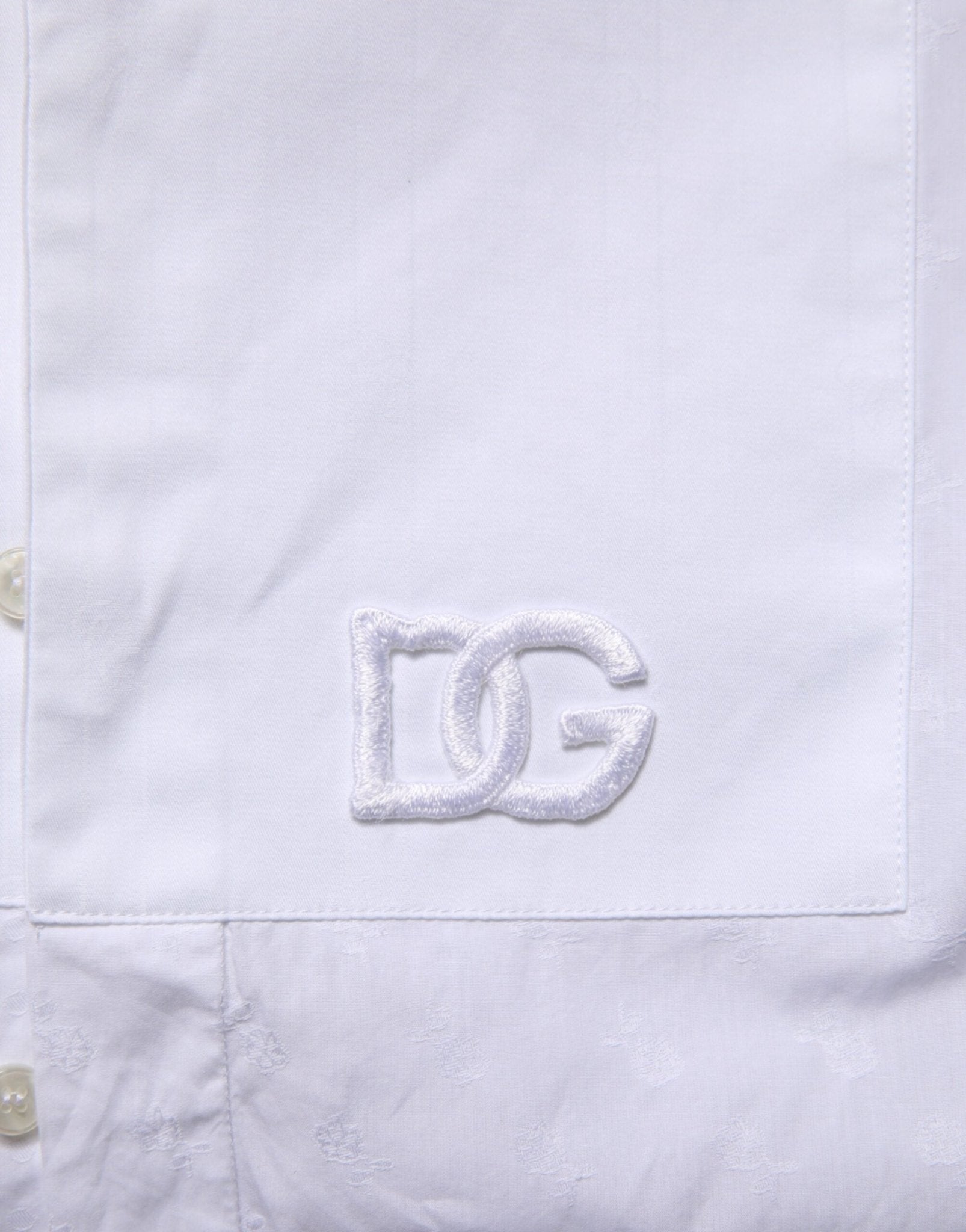 Dolce & Gabbana White Cotton MARTINI Bib Formal Dress Shirt - RIMODA