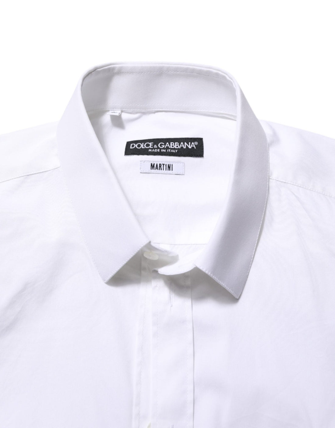 Dolce & Gabbana White Cotton MARTINI Formal Men Dress Shirt - RIMODA