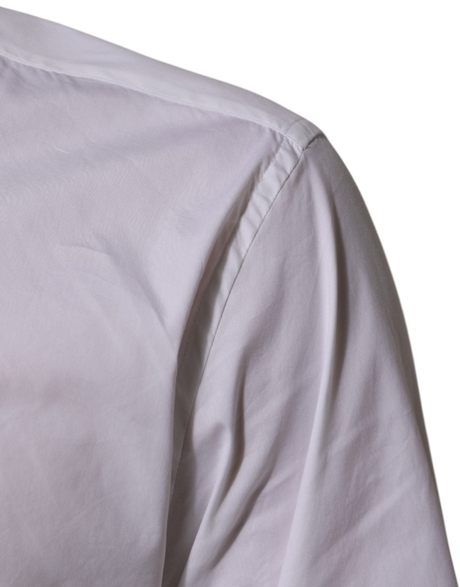 Dolce & Gabbana White Cotton MARTINI Formal Men Dress Shirt - RIMODA