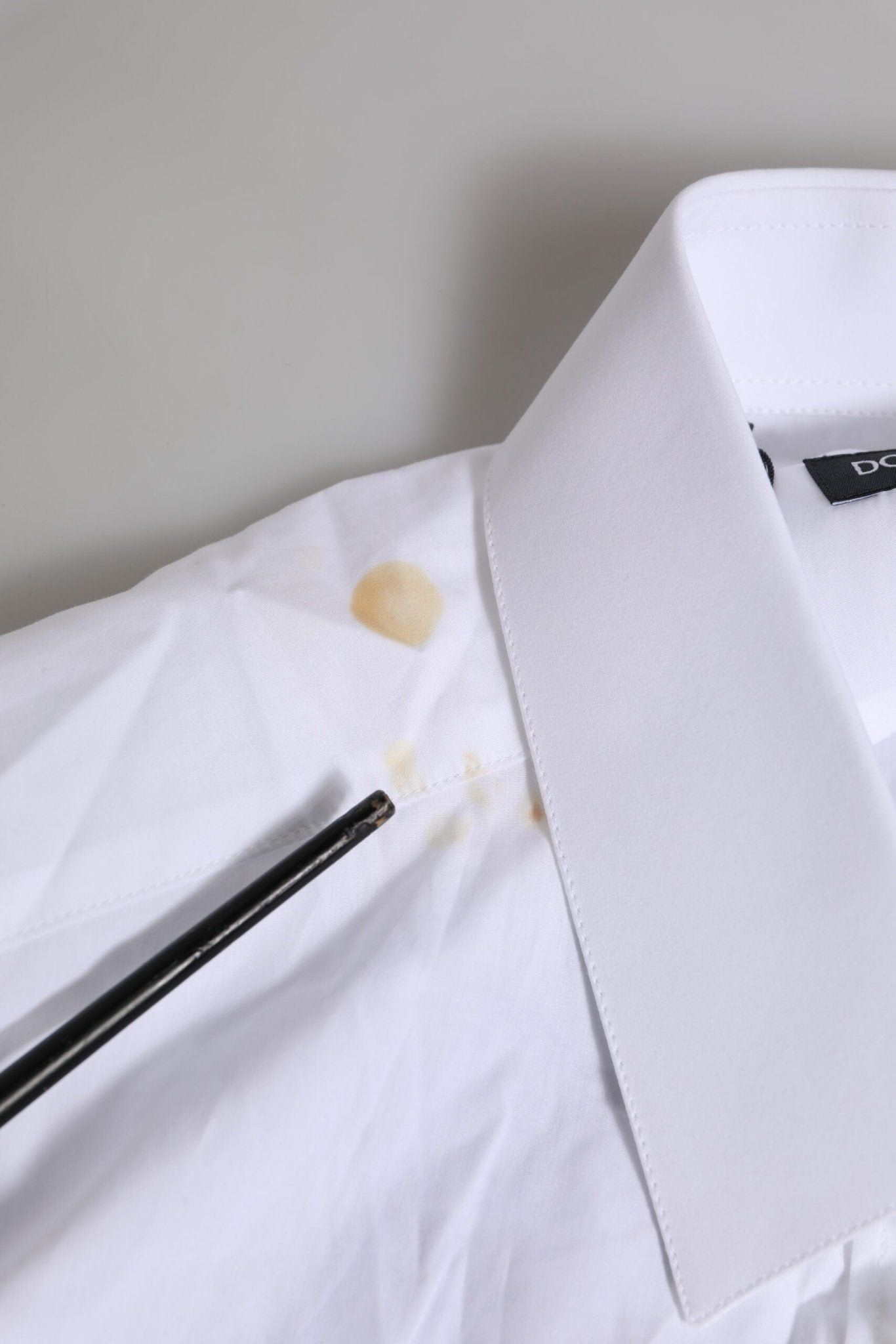 Dolce & Gabbana White Cotton MARTINI Long Sleeve Formal Shirt - RIMODA
