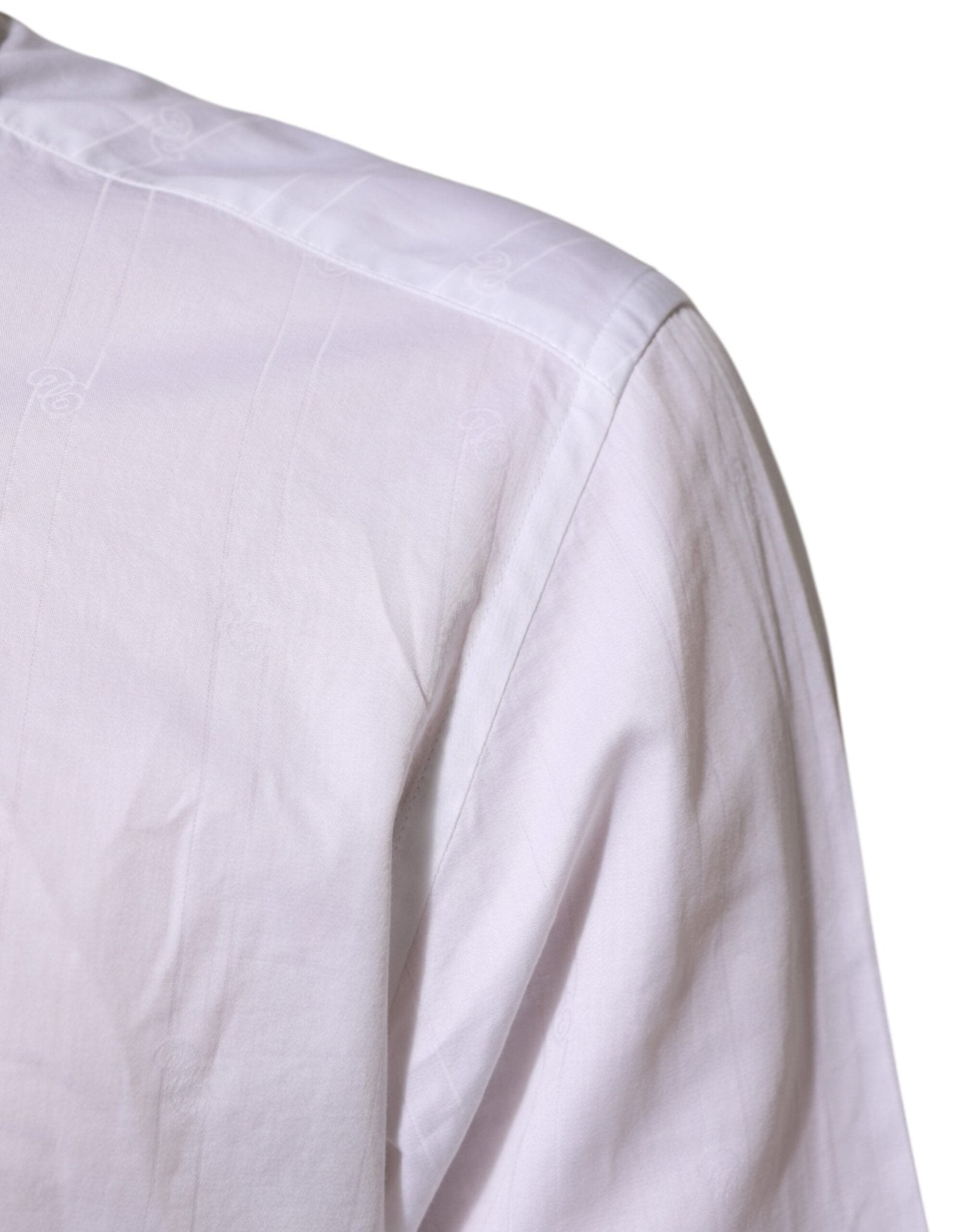Dolce & Gabbana White Cotton MARTINI Men Formal Dress Shirt - RIMODA