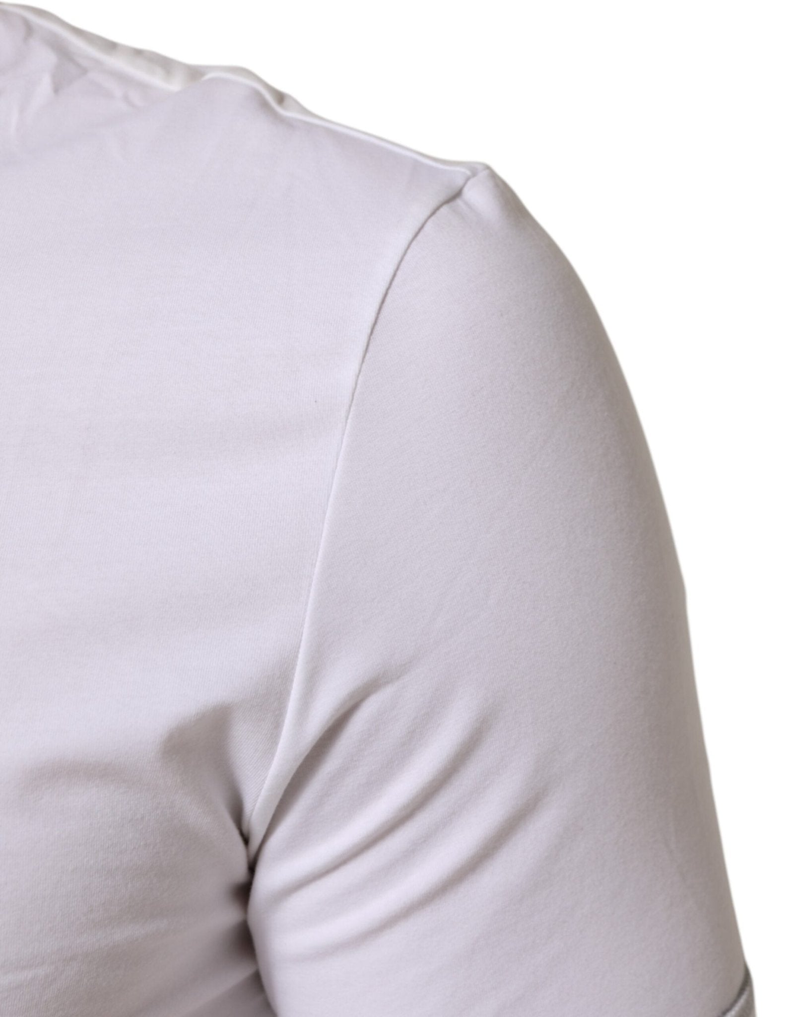 Dolce & Gabbana White Cotton Round Neck Men Underwear T-shirt - RIMODA