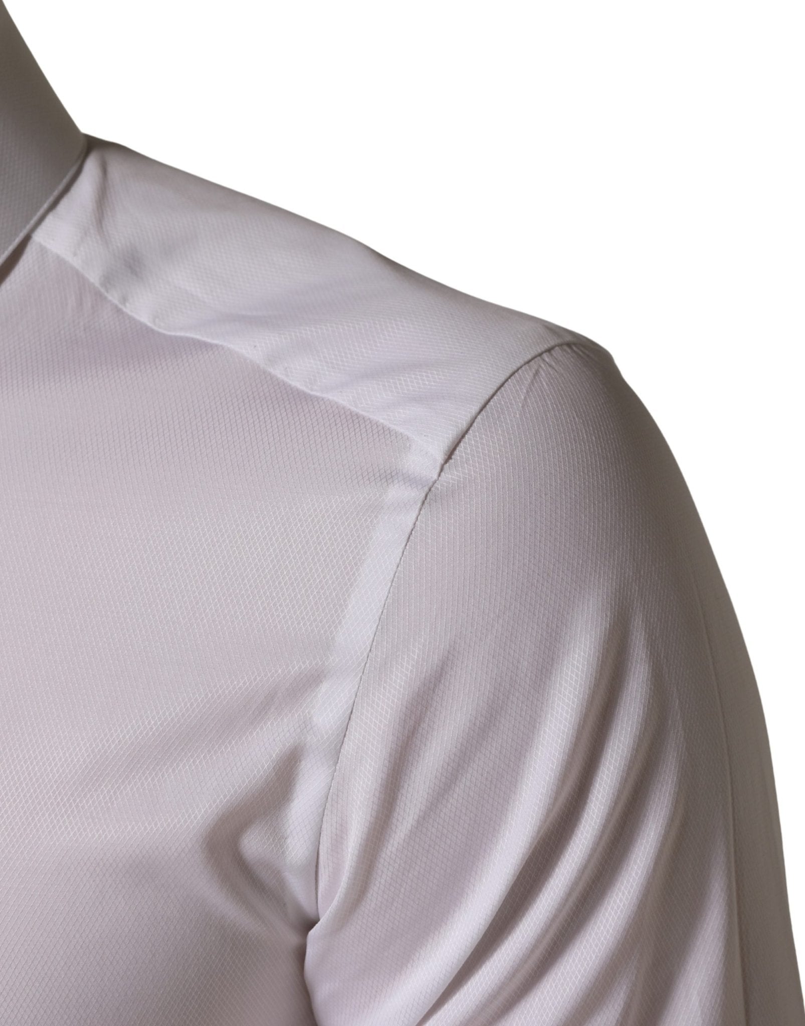 Dolce & Gabbana White Cotton Short Sleeves Button Down Shirt - RIMODA
