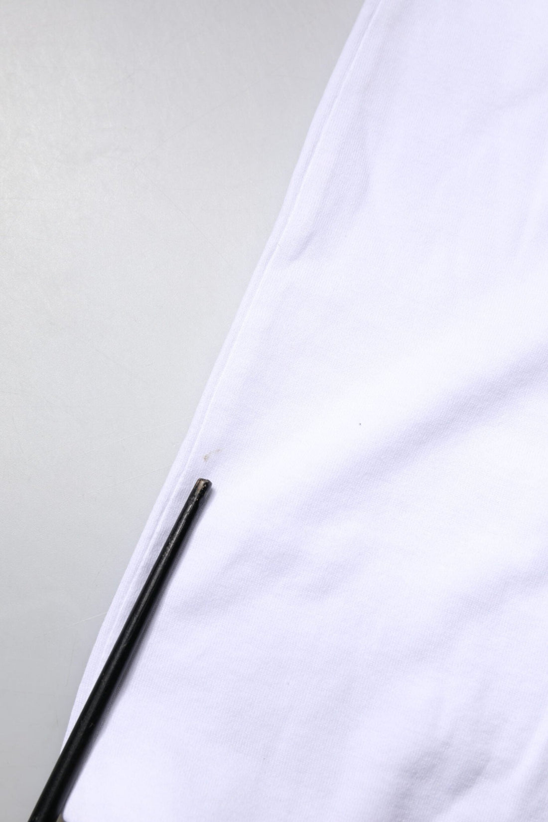 Dolce & Gabbana White Cotton Silk Blend Ascot Collar T-shirt - RIMODA