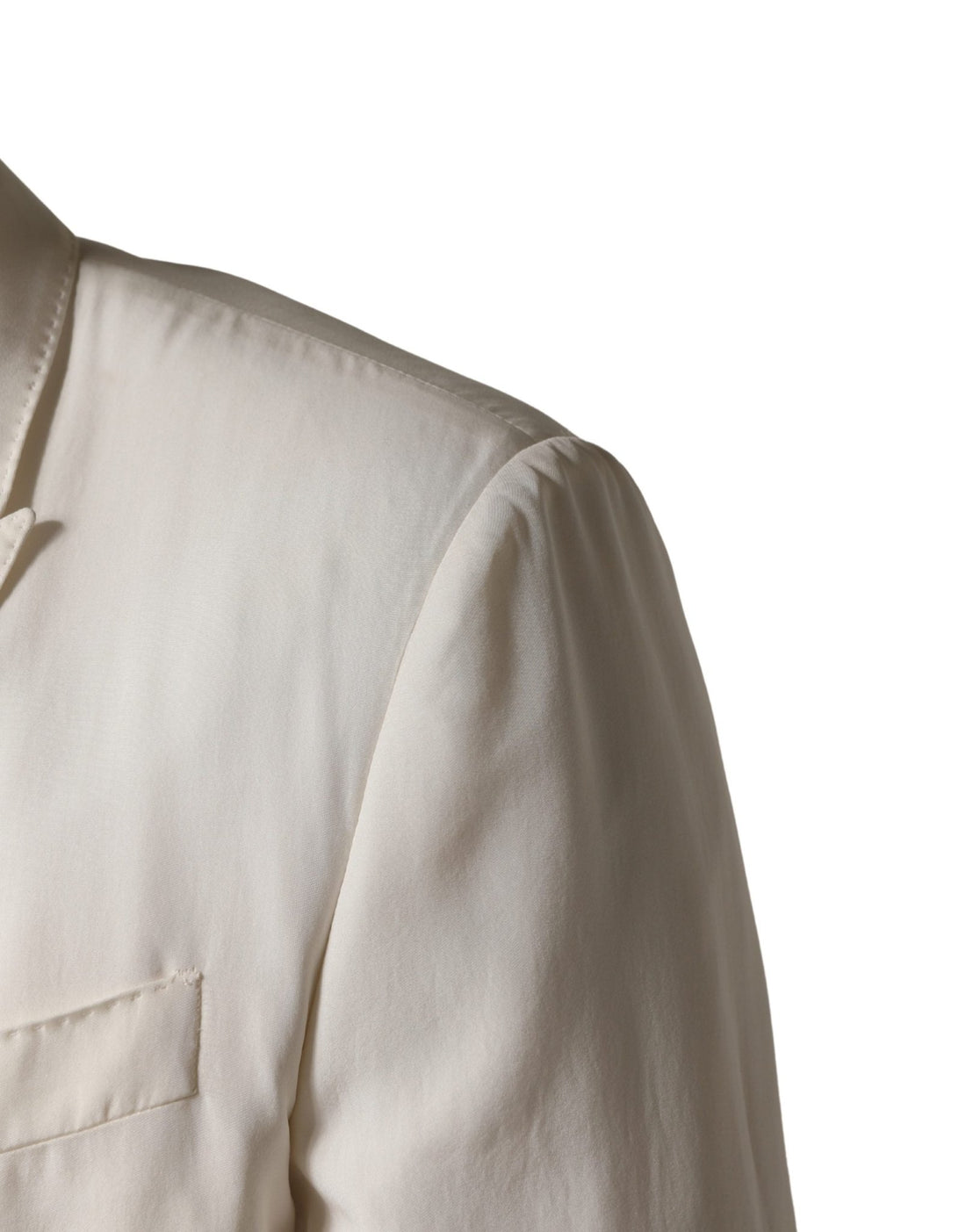 Dolce & Gabbana White Cotton Single Breasted Jacket Blazer - RIMODA