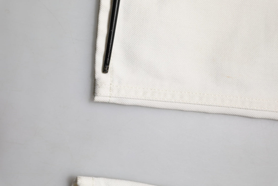 Dolce & Gabbana White Cotton Skinny Men Denim Jeans - RIMODA