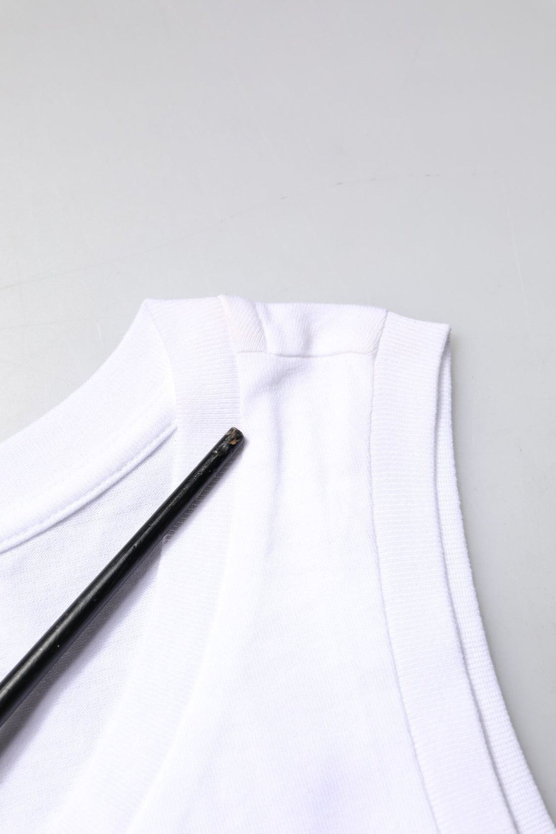 Dolce & Gabbana White Cotton Sleeveless Crew Neck T-shirt - RIMODA