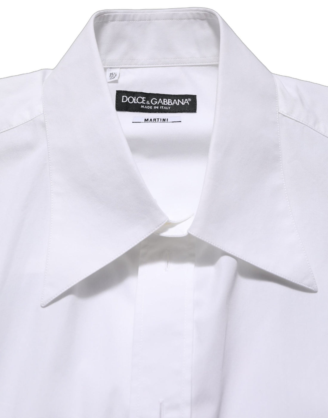 Dolce & Gabbana White Cotton Sleeveless Formal Dress Shirt - RIMODA
