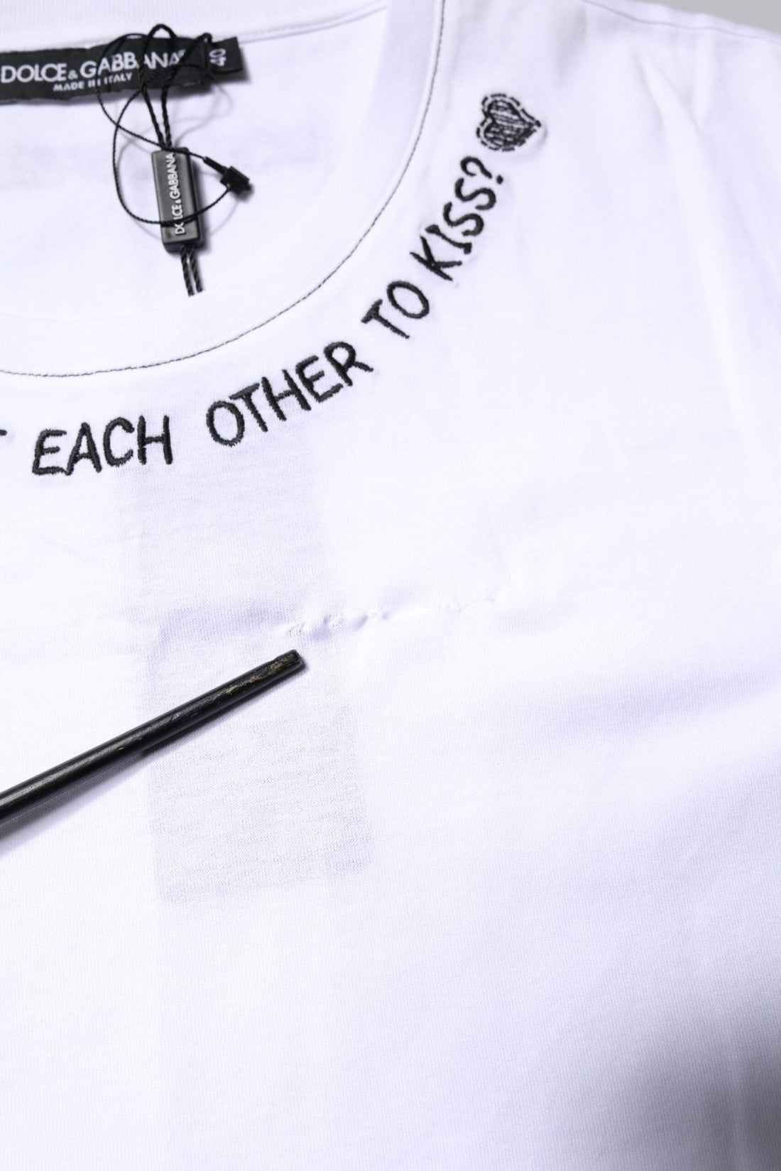Dolce & Gabbana White Cotton Sleeveless Printed Tank T-shirt - RIMODA