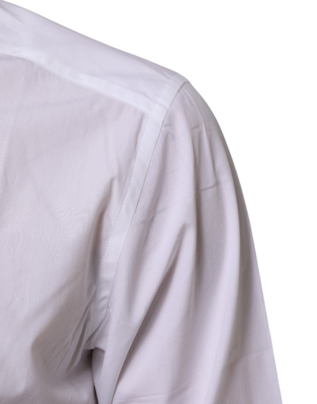 Dolce & Gabbana White Cotton Slim Fit Dress Formal Men Shirt - RIMODA