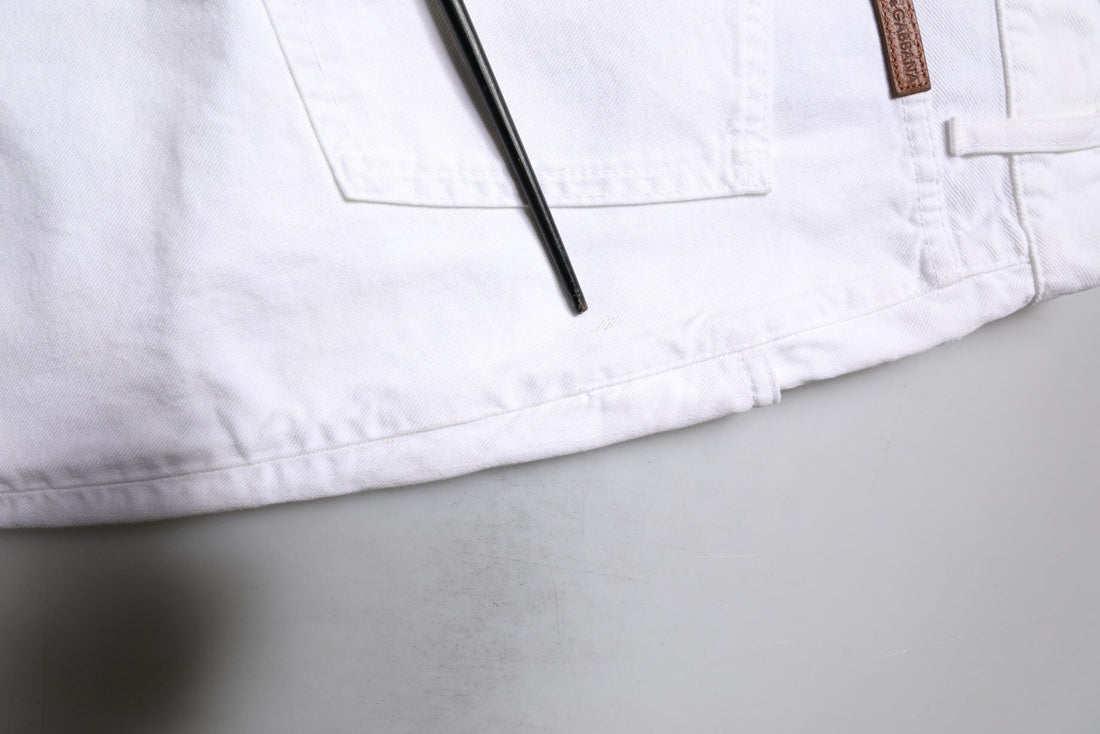 Dolce & Gabbana White Cotton Straight Men Denim Jeans - RIMODA
