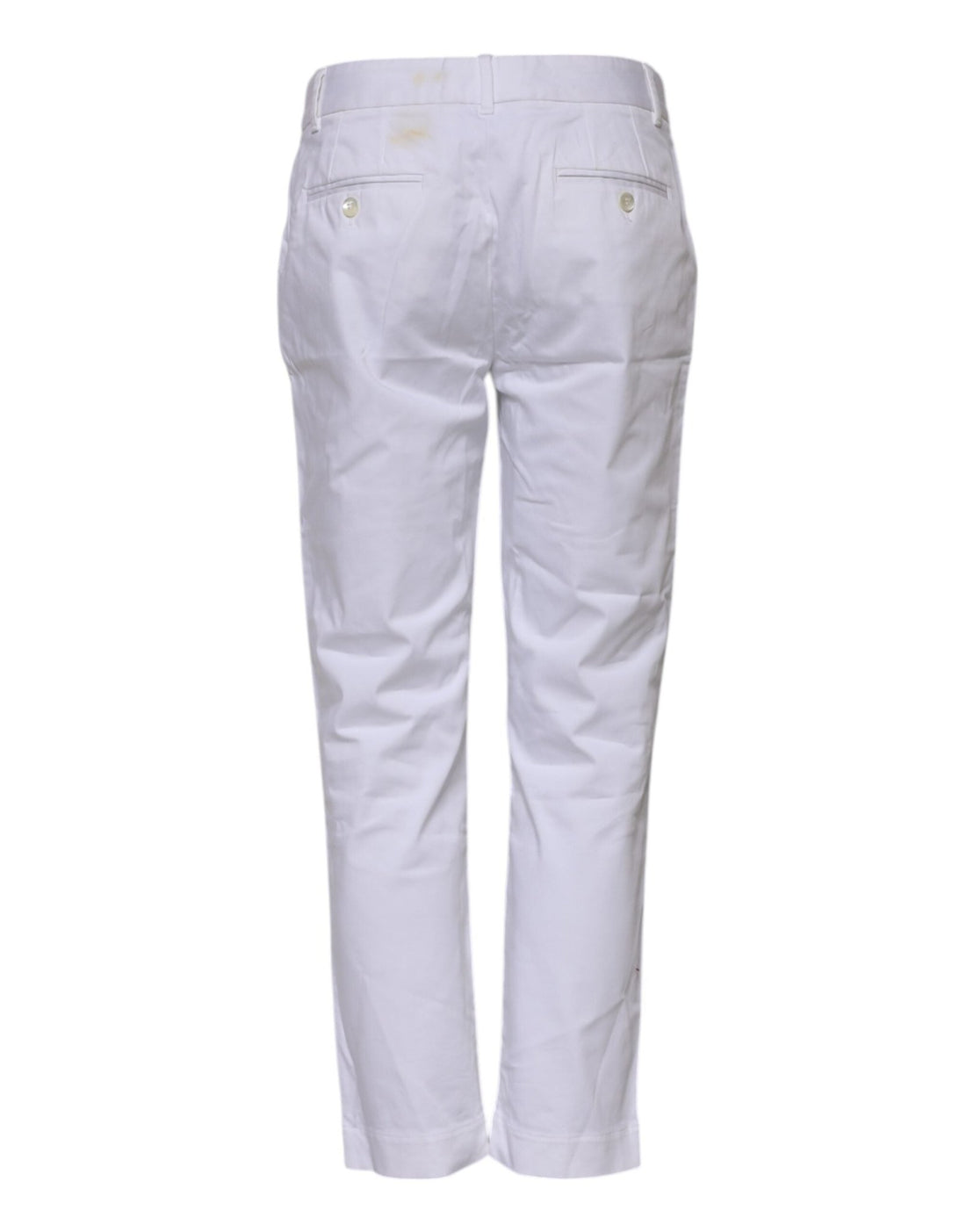 Dolce & Gabbana White Cotton Stretch Mid Waist Jeans - RIMODA
