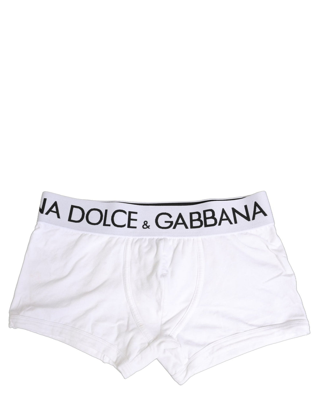 Dolce & Gabbana White Cotton Stretch Regular Boxer Underwear - RIMODA
