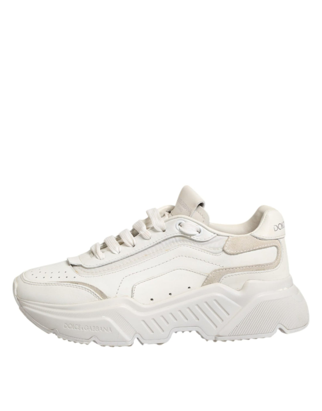Dolce & Gabbana White DAYMASTER Calf Leather Sneakers Shoes - RIMODA