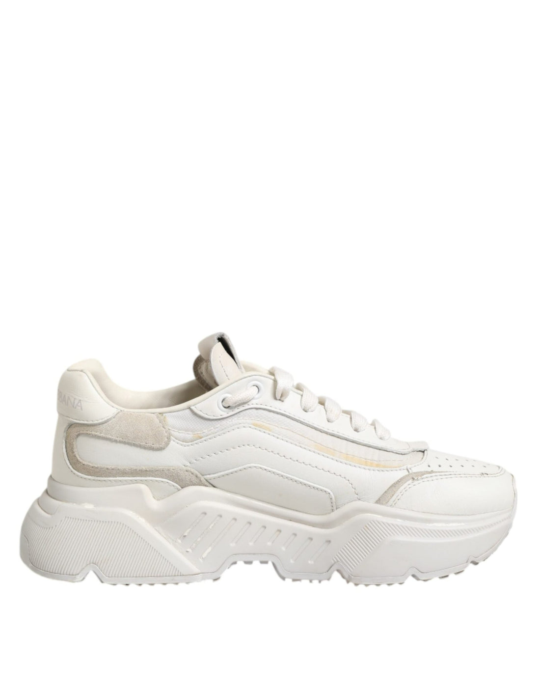 Dolce & Gabbana White DAYMASTER Calf Leather Sneakers Shoes - RIMODA