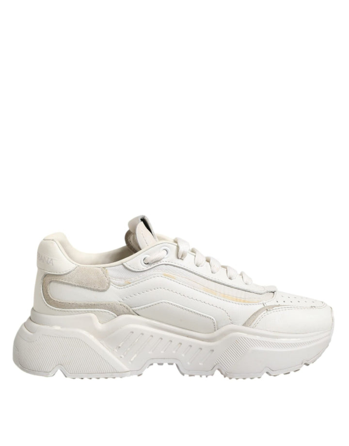 Dolce & Gabbana White DAYMASTER Calf Leather Sneakers Shoes - RIMODA
