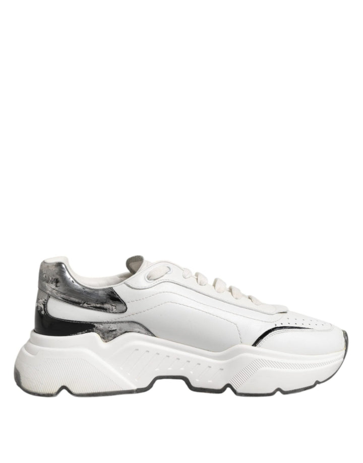 Dolce & Gabbana White Daymaster Leather Low Top Sneakers Shoes - RIMODA