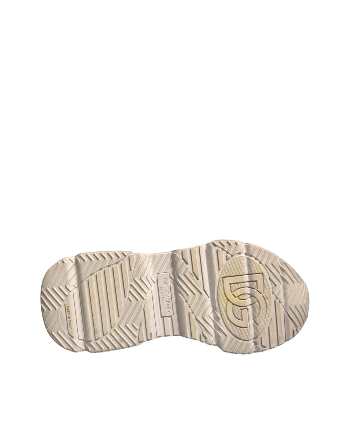 Dolce & Gabbana White Daymaster Leather Low Top Sneakers Shoes - RIMODA