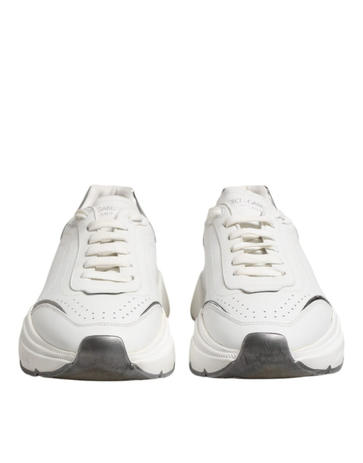 Dolce & Gabbana White Daymaster Leather Low Top Sneakers Shoes - RIMODA