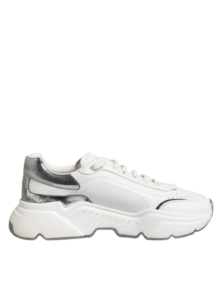 Dolce & Gabbana White Daymaster Leather Low Top Sneakers Shoes - RIMODA