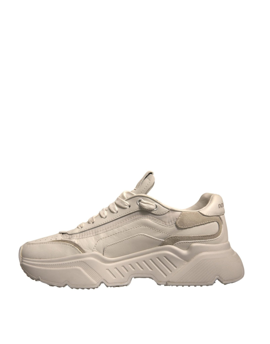 Dolce & Gabbana White Daymaster Leather Low Top Sneakers Shoes - RIMODA