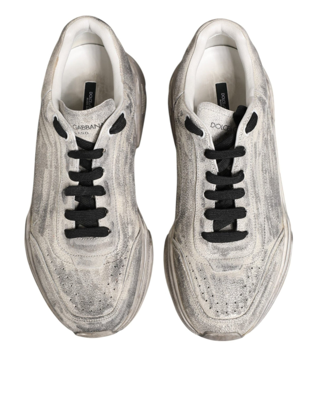Dolce & Gabbana White Daymaster Low Top Men Sneakers Shoes - RIMODA