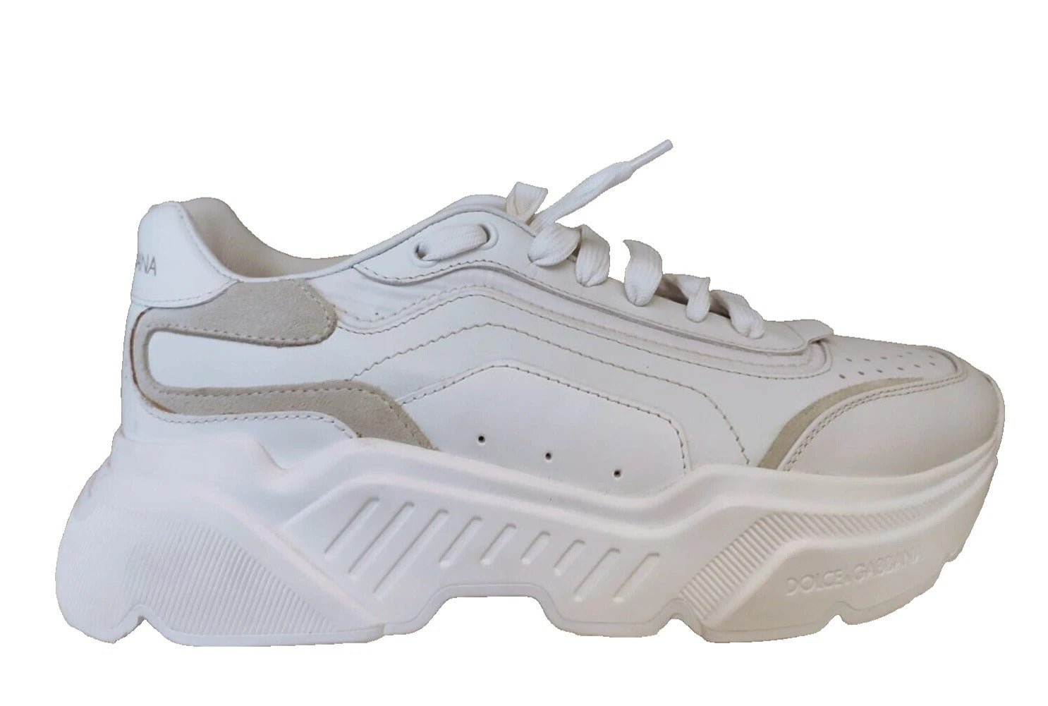 Dolce & Gabbana White Daymaster Low Top Mens Sneakers Shoes - RIMODA