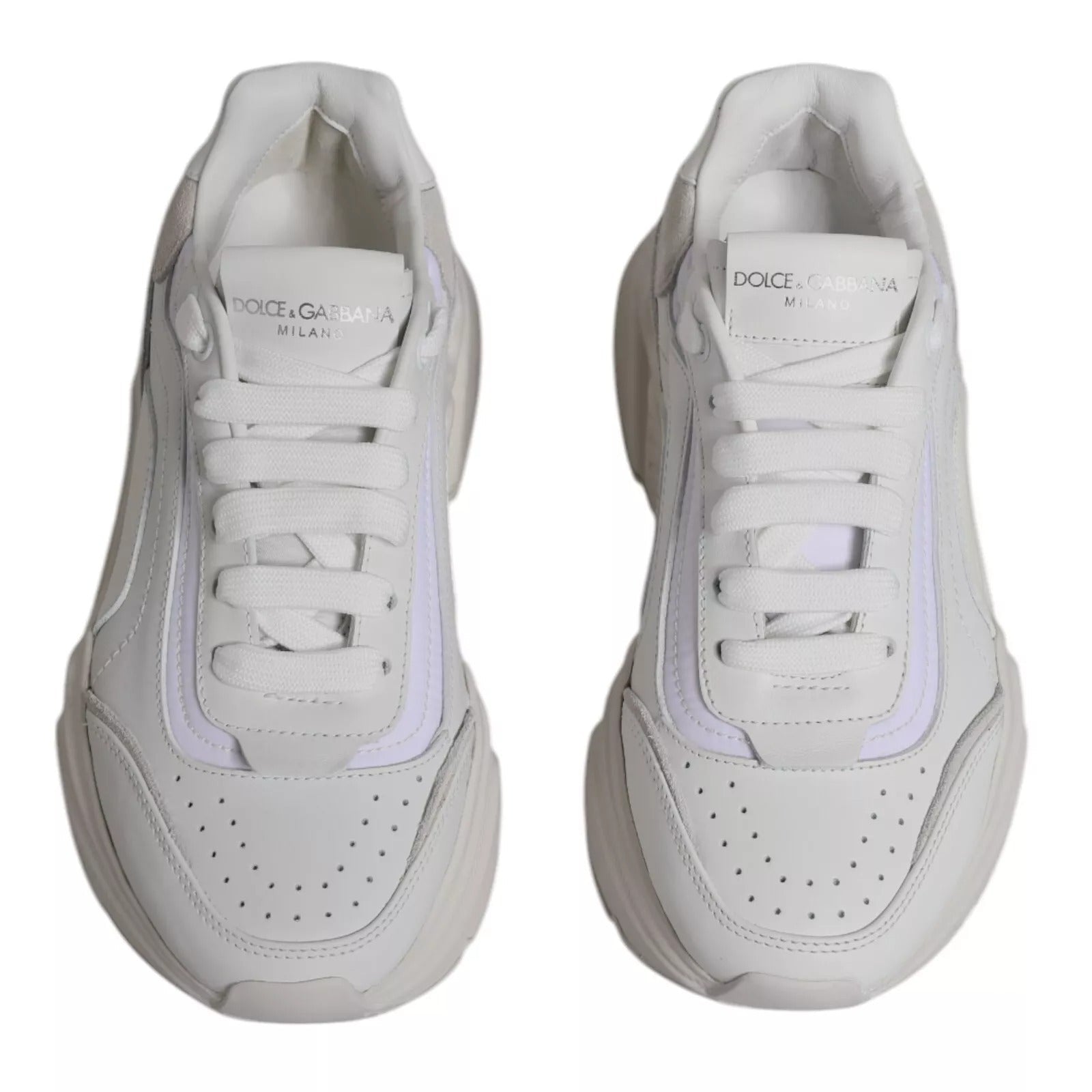 Dolce & Gabbana White Daymaster Low Top Mens Sneakers Shoes - RIMODA