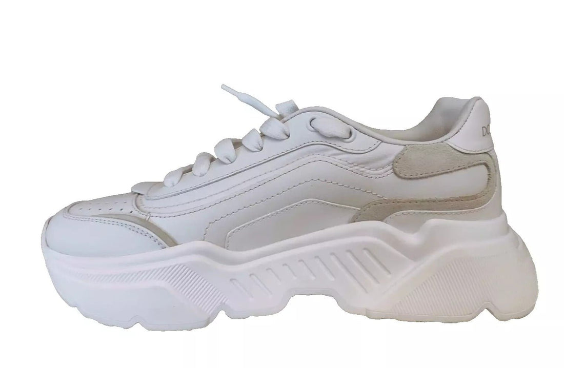 Dolce & Gabbana White Daymaster Low Top Mens Sneakers Shoes - RIMODA