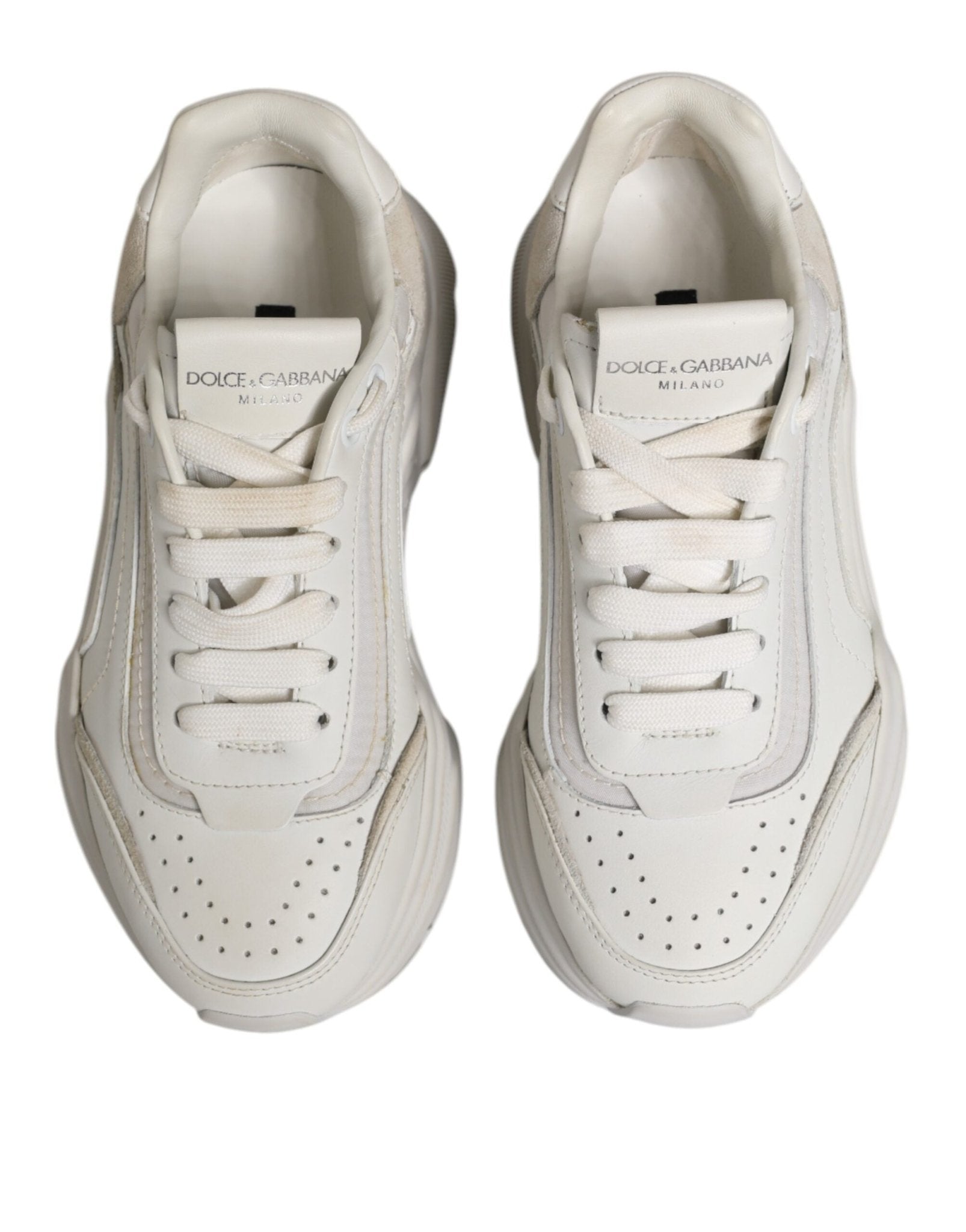 Dolce & Gabbana White Daymaster Low Top Sneaker Shoes - RIMODA