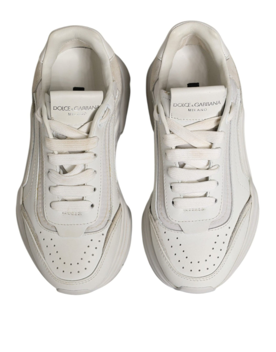 Dolce & Gabbana White Daymaster Low Top Sneaker Shoes - RIMODA